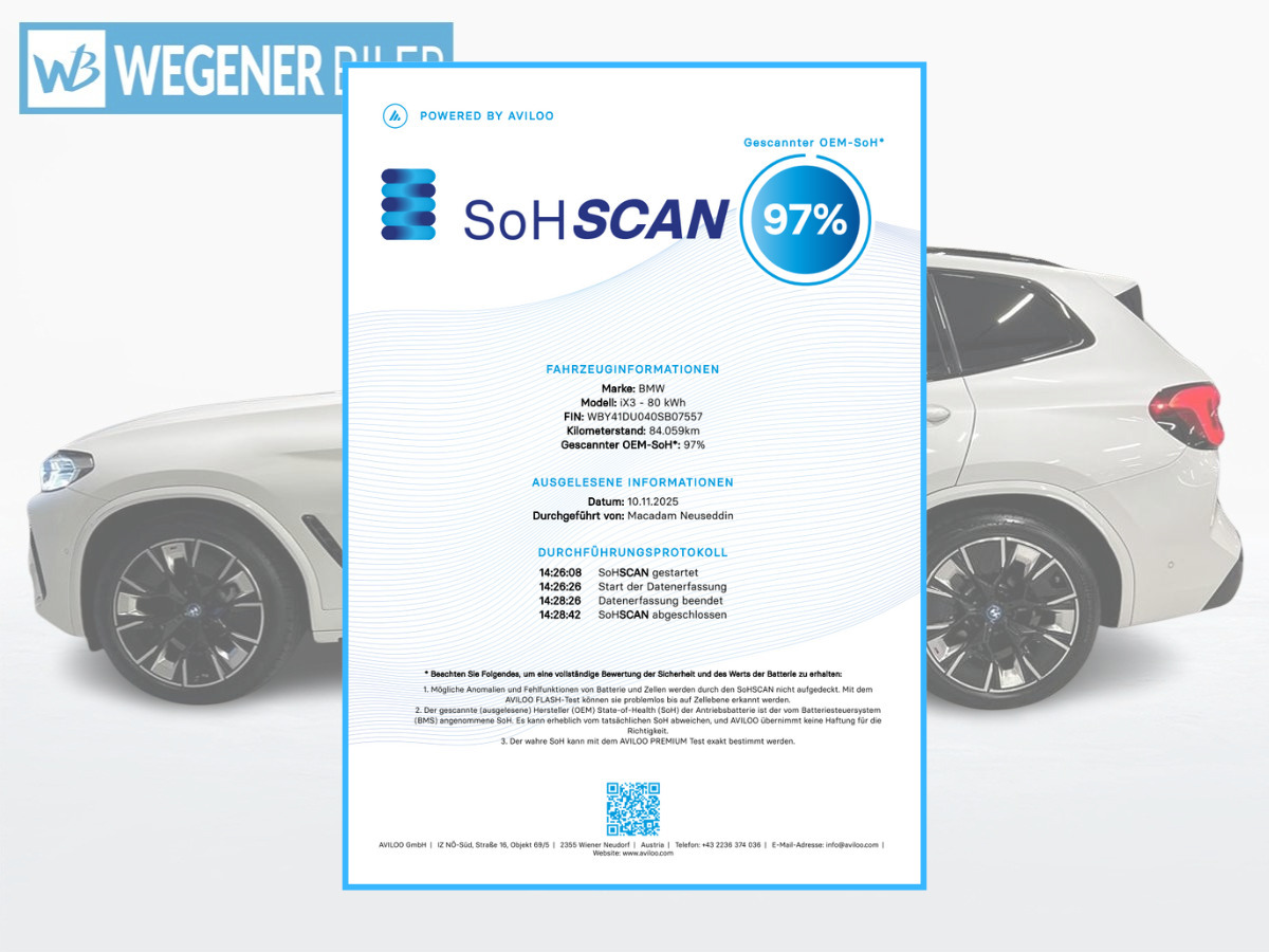 Hvid BMW iX3 fra 2023