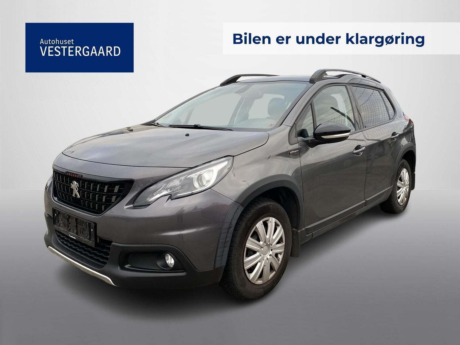 Grå Peugeot 2008 fra 2019