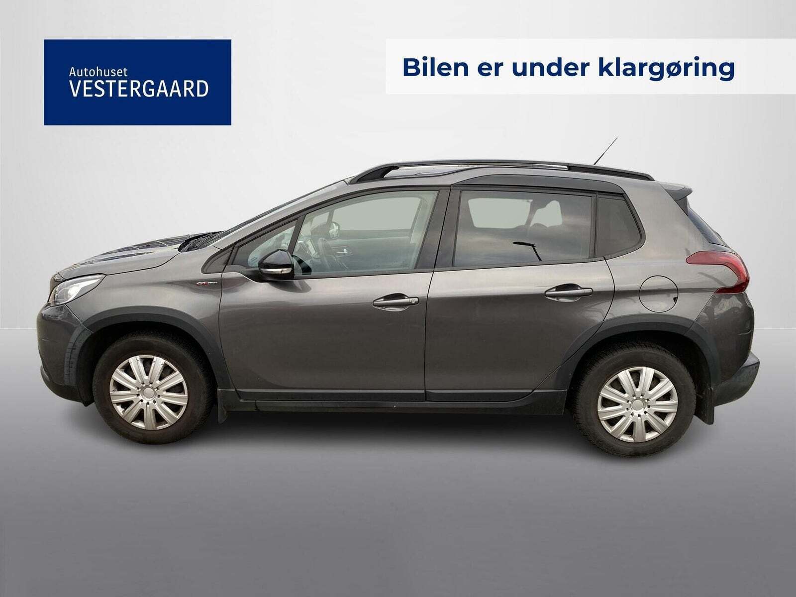 Grå Peugeot 2008 fra 2019