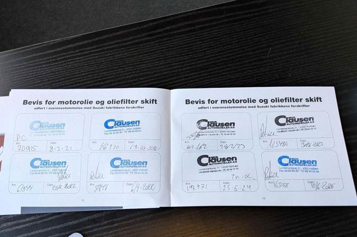 Blå Suzuki Baleno fra 2020