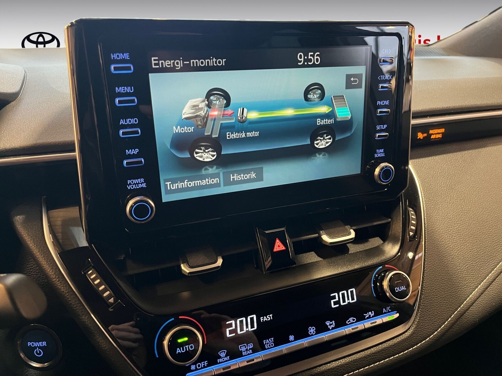 Sort Toyota Corolla fra 2019