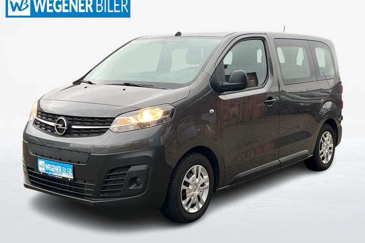 Grå Opel Vivaro-e fra 2021 set udefra