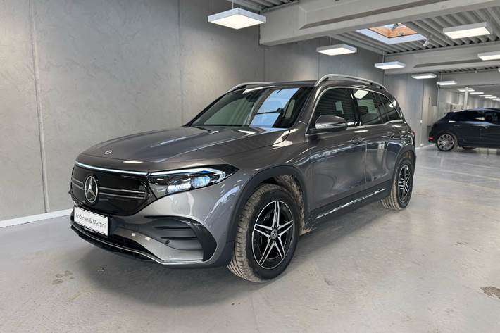 Grå Mercedes EQB 250 fra 2023