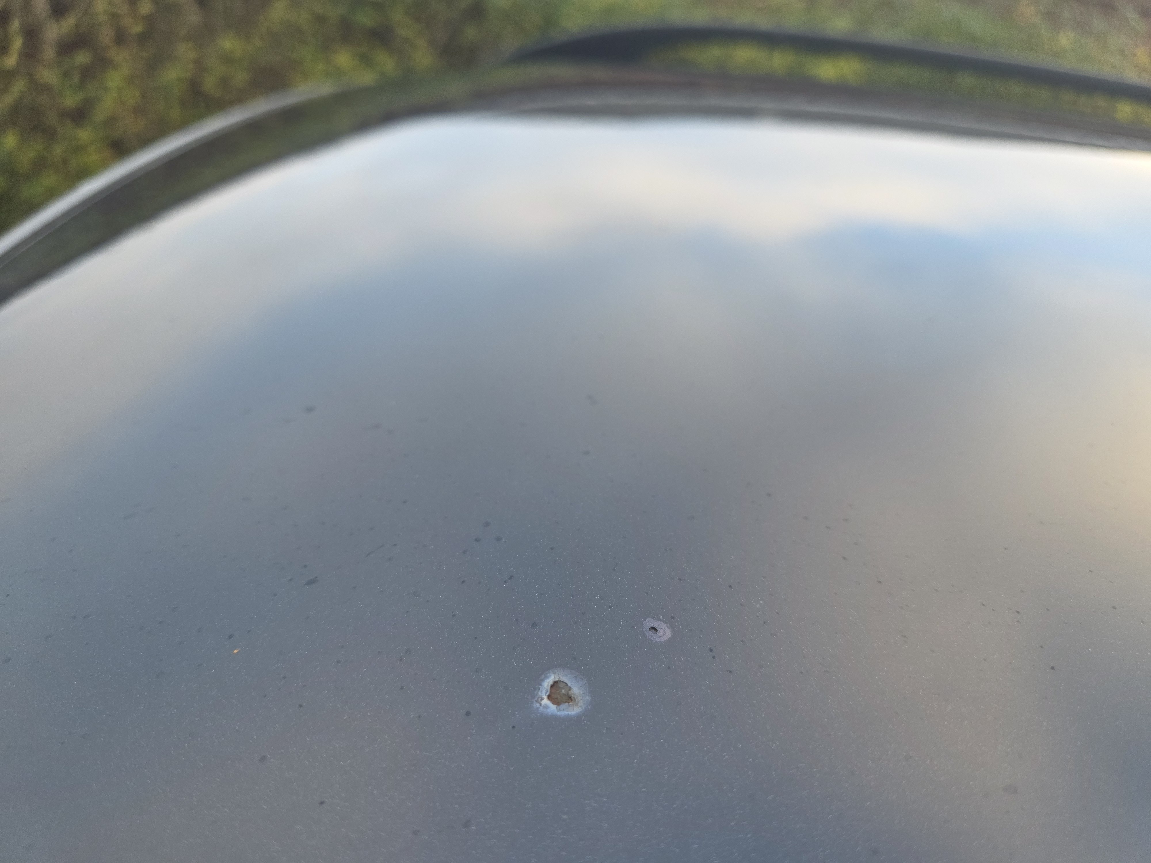 Blå BMW 535 fra 2007