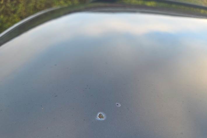 Blå BMW 535 fra 2007