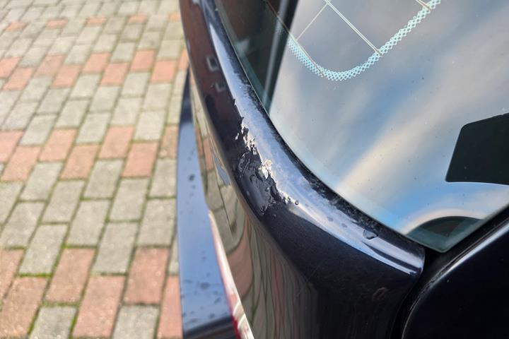Blå BMW 535 fra 2007