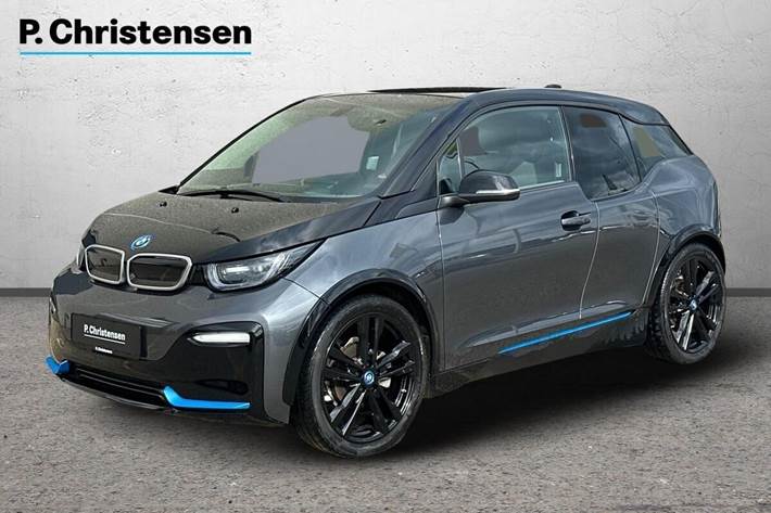 Grå BMW i3s fra 2021 set udefra