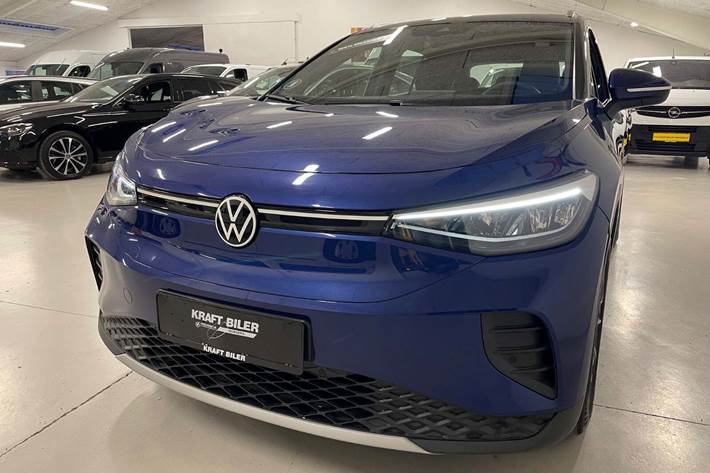 Blå VW ID.4 fra 2021