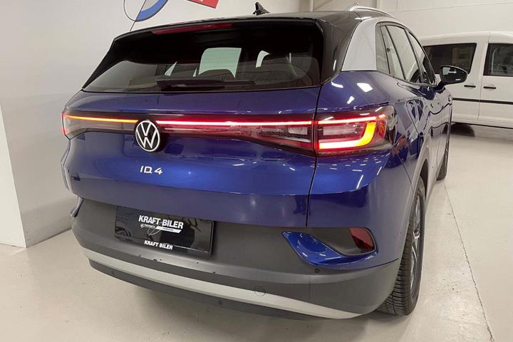 Blå VW ID.4 fra 2021