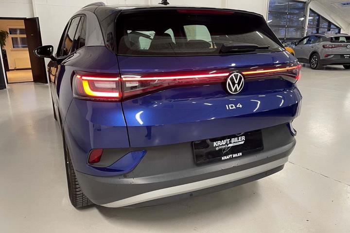 Blå VW ID.4 fra 2021