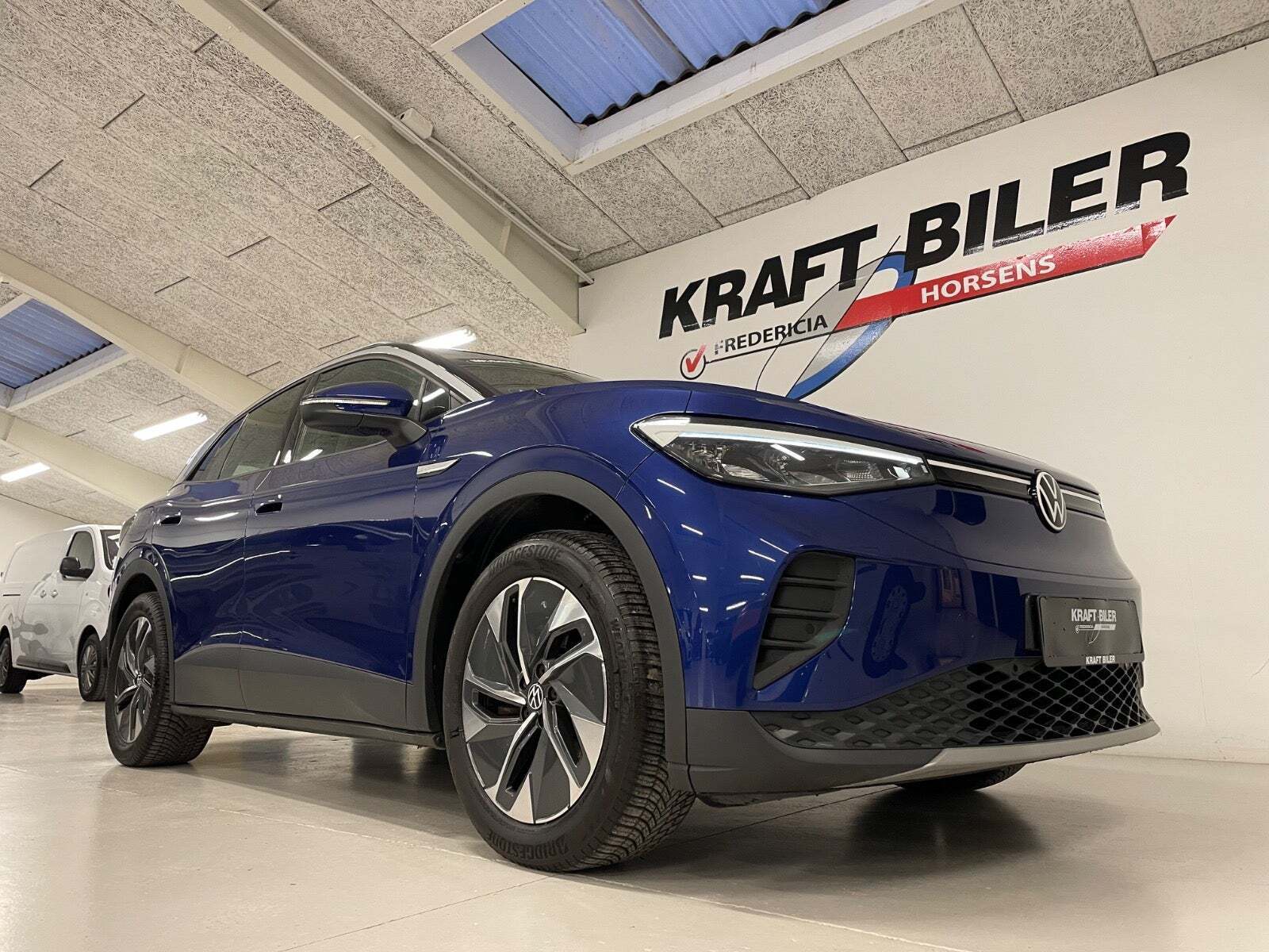 Blå VW ID.4 fra 2021