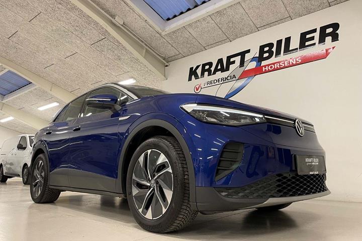 Blå VW ID.4 fra 2021