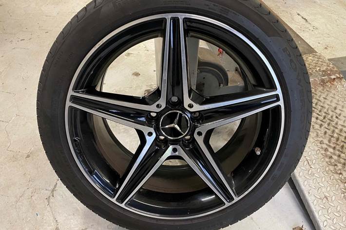 Hvid Mercedes C220 d fra 2018