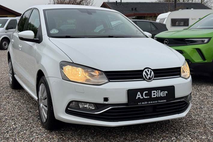 Hvid VW Polo fra 2017