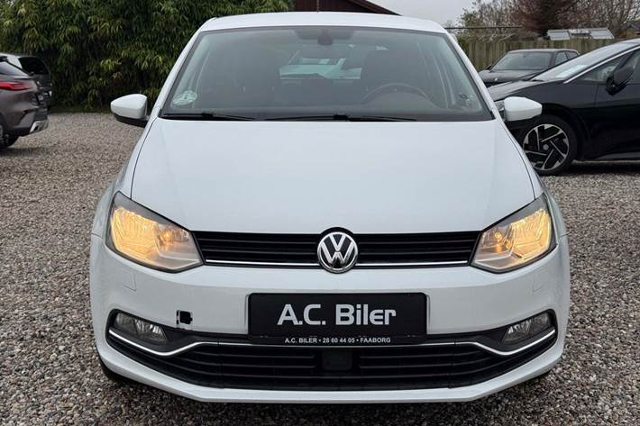 Hvid VW Polo fra 2017