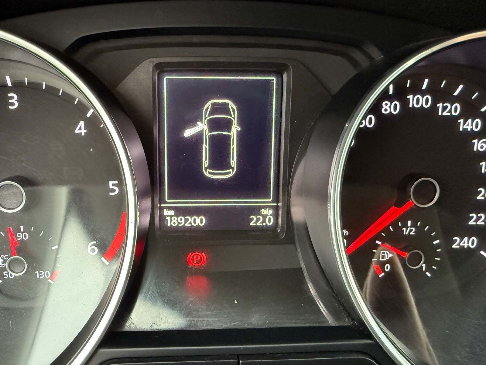 Hvid VW Polo fra 2017