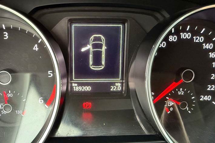 Hvid VW Polo fra 2017