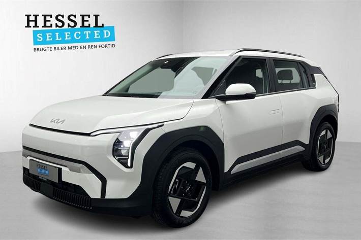 Hvid Kia EV3 fra 2025 set udefra