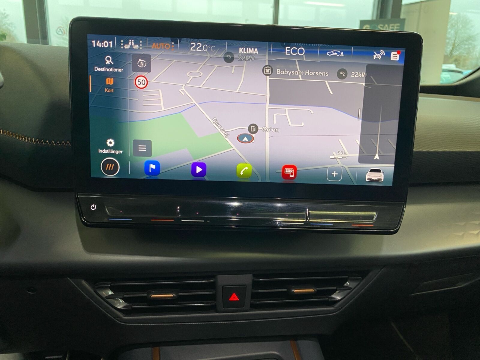 Blå Cupra Born fra 2023