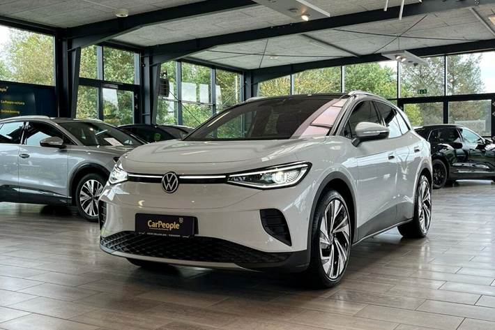 Hvid VW ID.4 fra 2025 set udefra