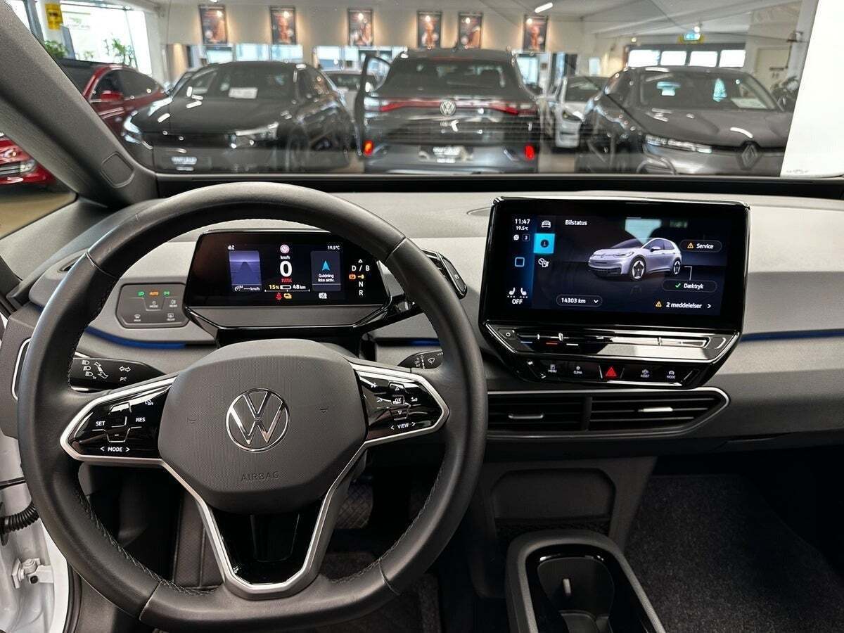 Hvid VW ID.3 fra 2023