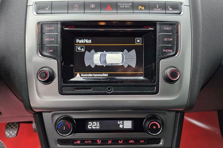 Sort VW Polo fra 2016