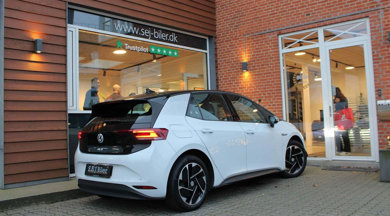 Hvid VW ID.3 fra 2020