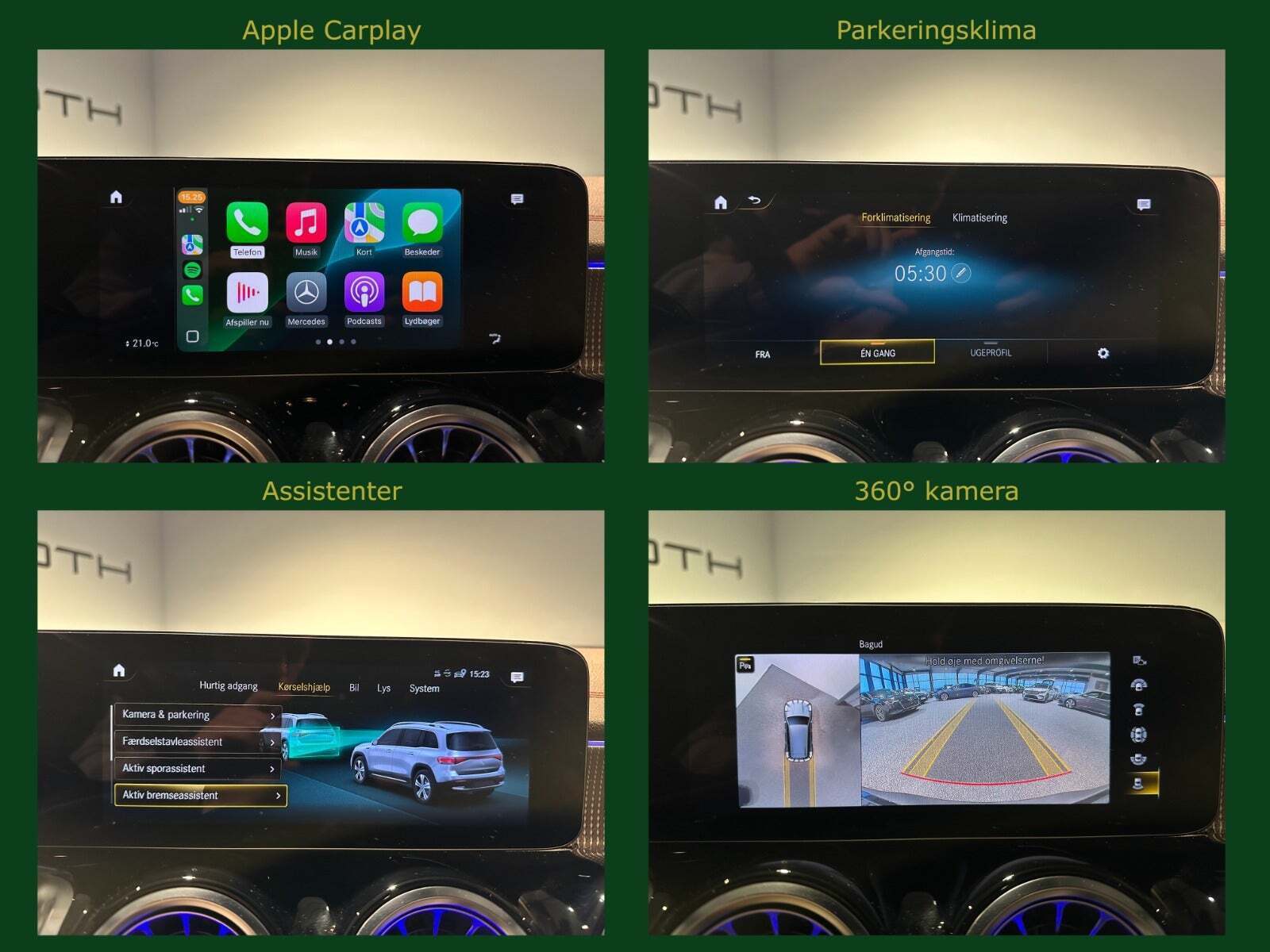 Sort Mercedes EQB350 fra 2023