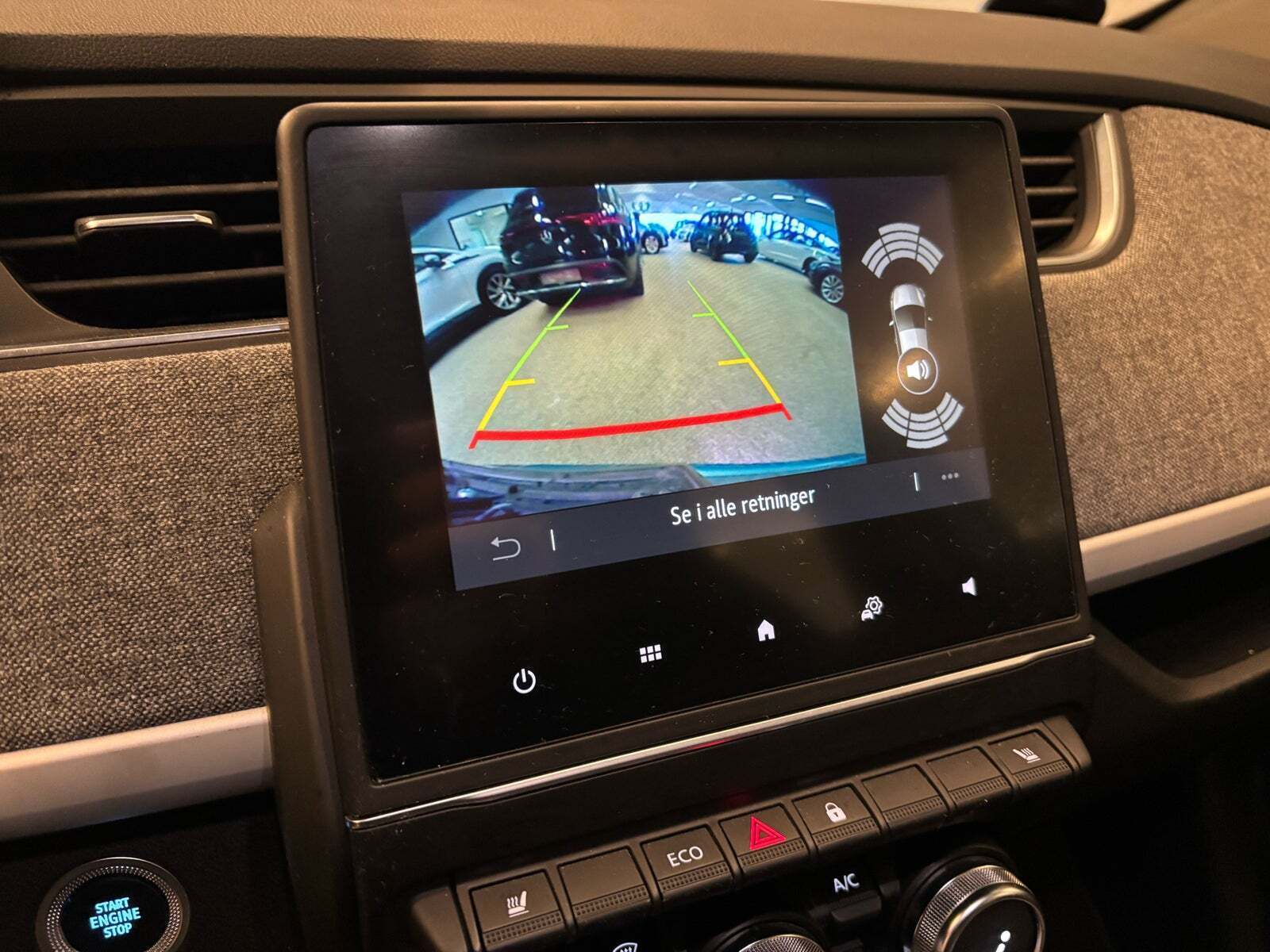 Blå Renault Zoe fra 2019