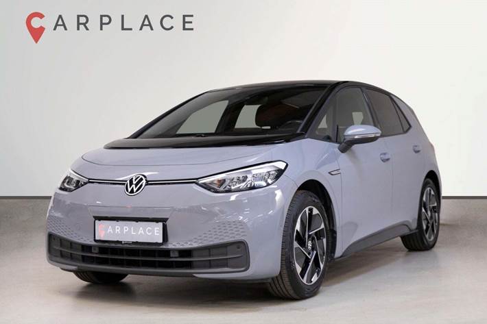 Grå VW ID.3 fra 2022 set udefra