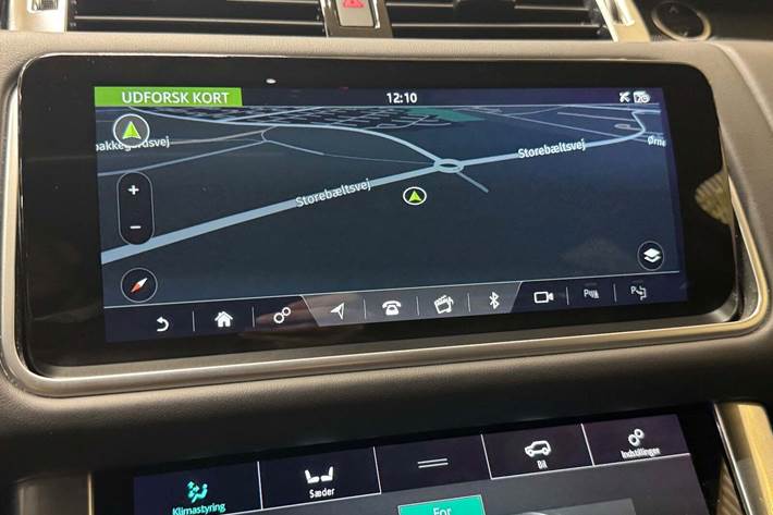 Grå Land Rover Range Rover sport fra 2020