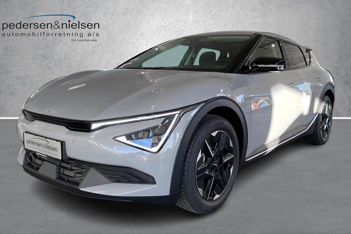 Grå Kia EV6 fra 2025 set udefra