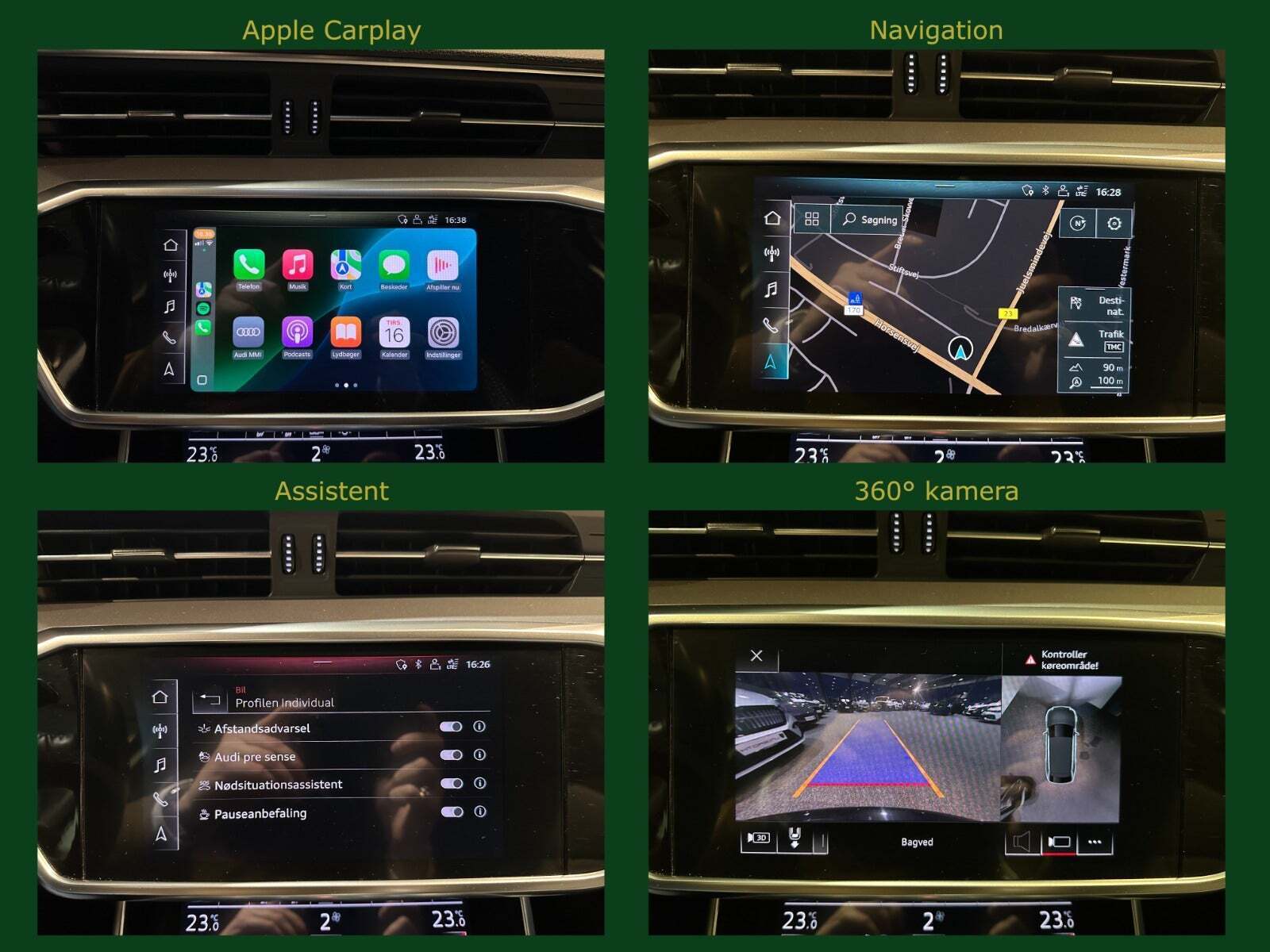 Grå Audi A6 fra 2019