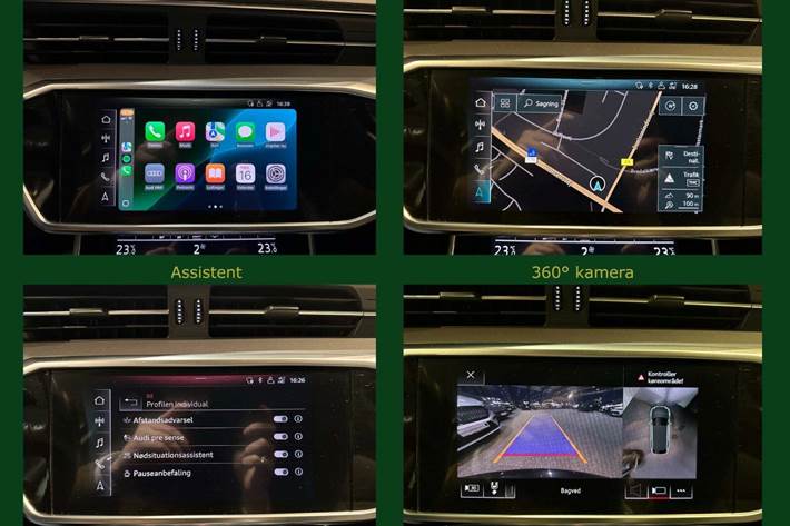 Grå Audi A6 fra 2019