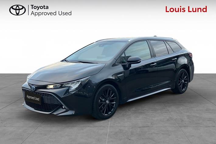 Sort Toyota Corolla fra 2019 set udefra