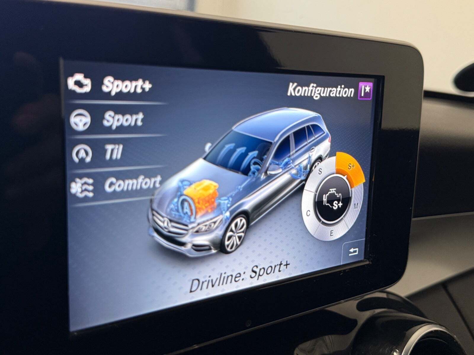 Hvid Mercedes C220 d fra 2017