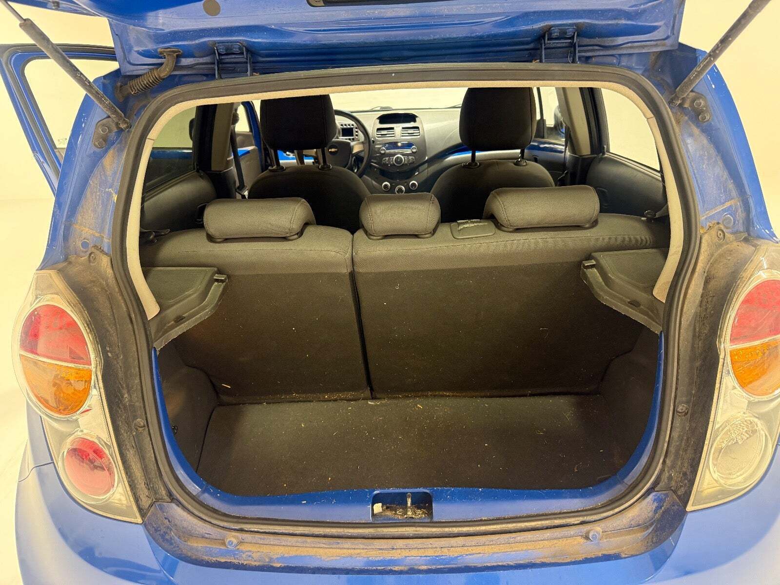 Blå Chevrolet Spark fra 2010