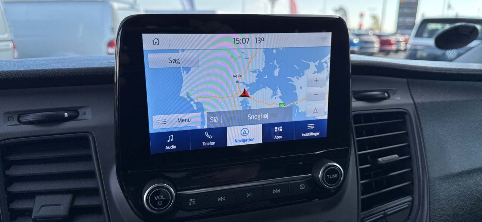 Sølv Ford Transit Custom 300L fra 2022