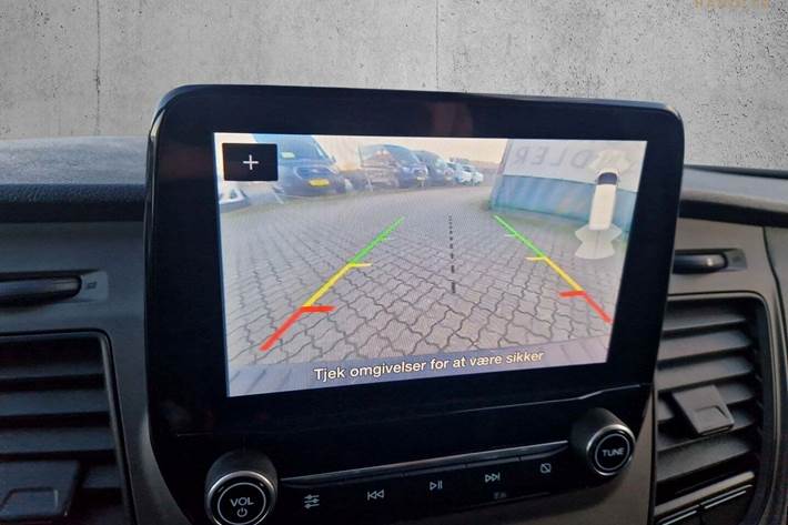 Orange Ford Transit Custom 300L fra 2019