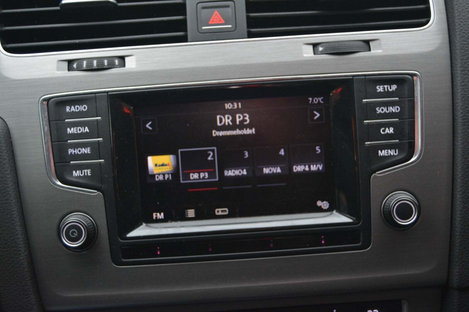 Sort VW Golf VII fra 2014