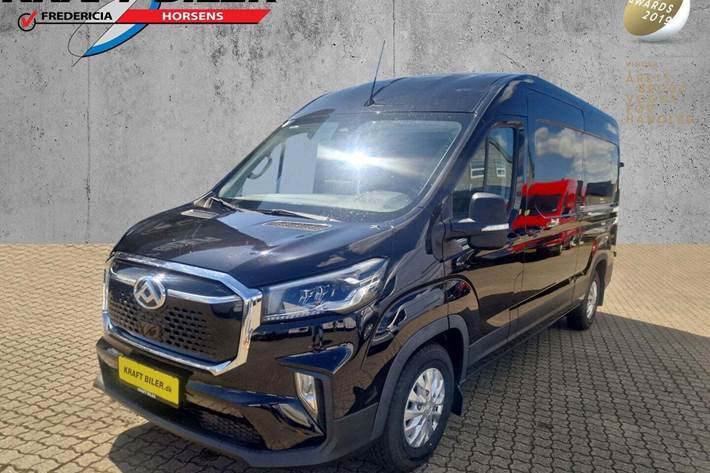 Sort Maxus e-Deliver 9 fra 2023 set udefra