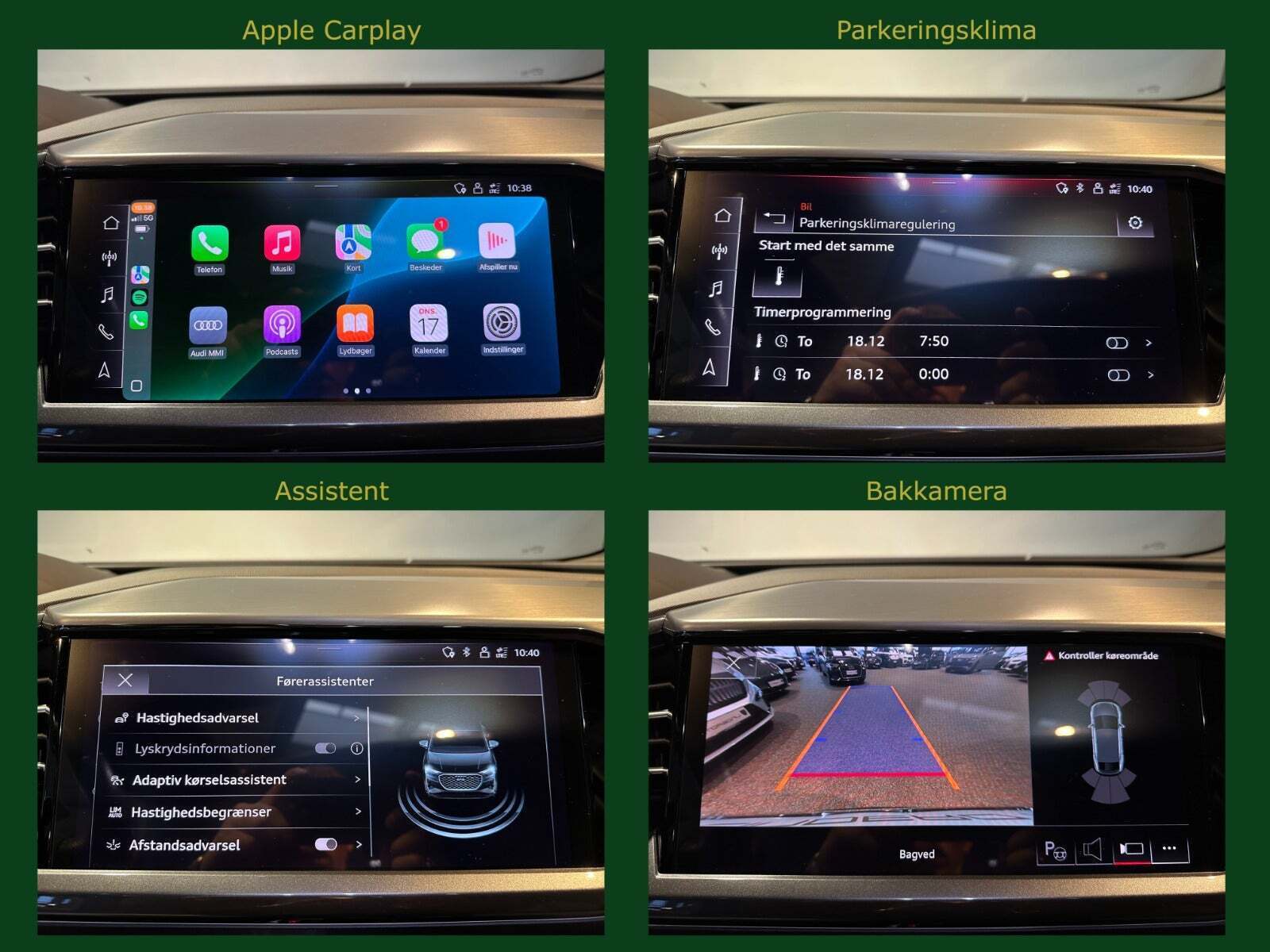 Sort Audi Q4 e-tron fra 2023