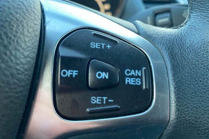 Sølv Ford Fiesta fra 2014