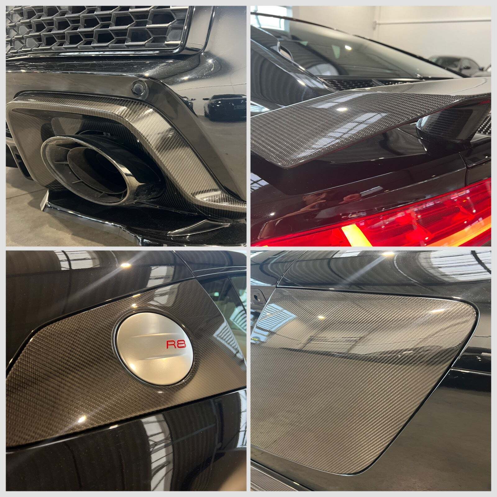 Sort Audi R8 fra 2020