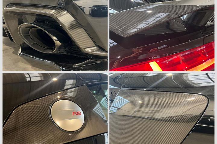 Sort Audi R8 fra 2020