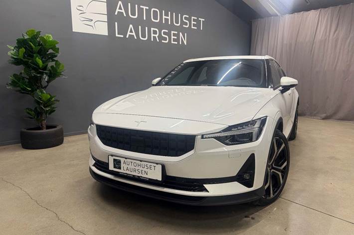 Hvid Polestar 2 fra 2021