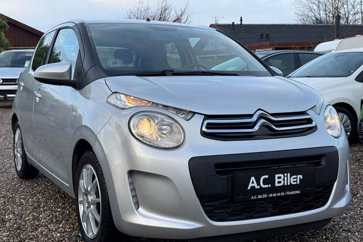 Sølv Citroën C1 fra 2017 set udefra