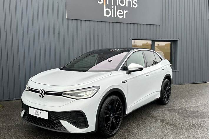 Hvid VW ID.5 fra 2023 set udefra