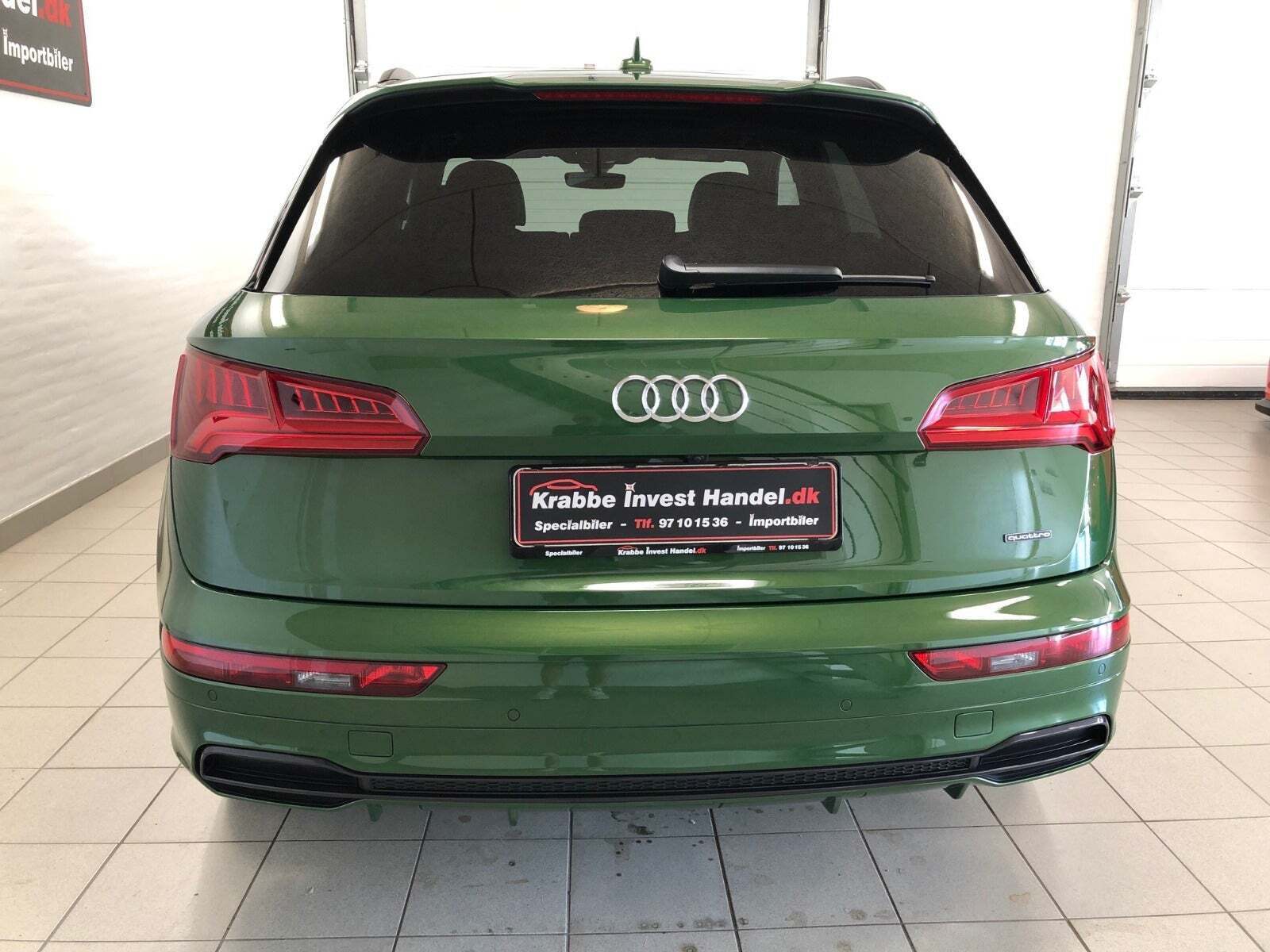 Grøn Audi Q5 fra 2018