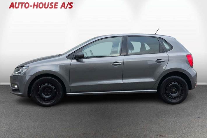 Grå VW Polo fra 2016